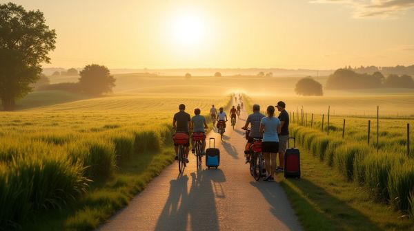 Optez pour des départs amenagés avec une agence de voyage à vélo